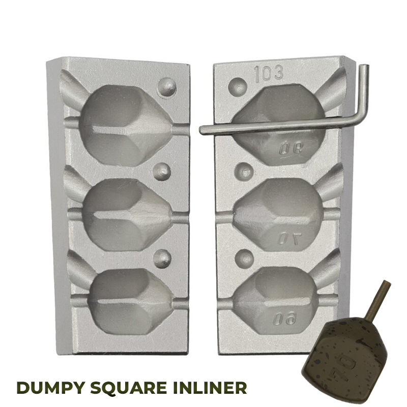 Kalup za dumpy square inliner olovo rsf103
