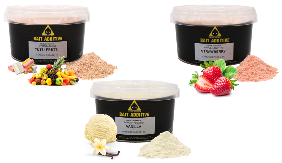 Masterbih Powder Additive praškasta atraktora za šaranski ribolov – Strawberry, Tutti Frutti i Vanilla